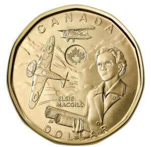 2023 1-dollar - Elsie MacGill reverse